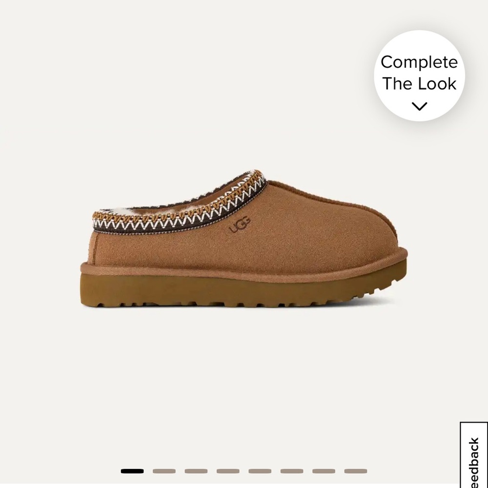UGG Tan Suede Slip-On Shoes